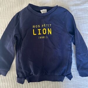 Carrement Beau navy sweatshirt size 3